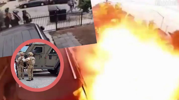 Agentes de CBP irrumpen vivienda usando explosivos; dentro estaba una mujer con dos niños | VIDEO