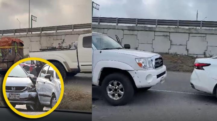 Montachoques agreden y asaltan a una familia en carretera a Nuevo León | VIDEO