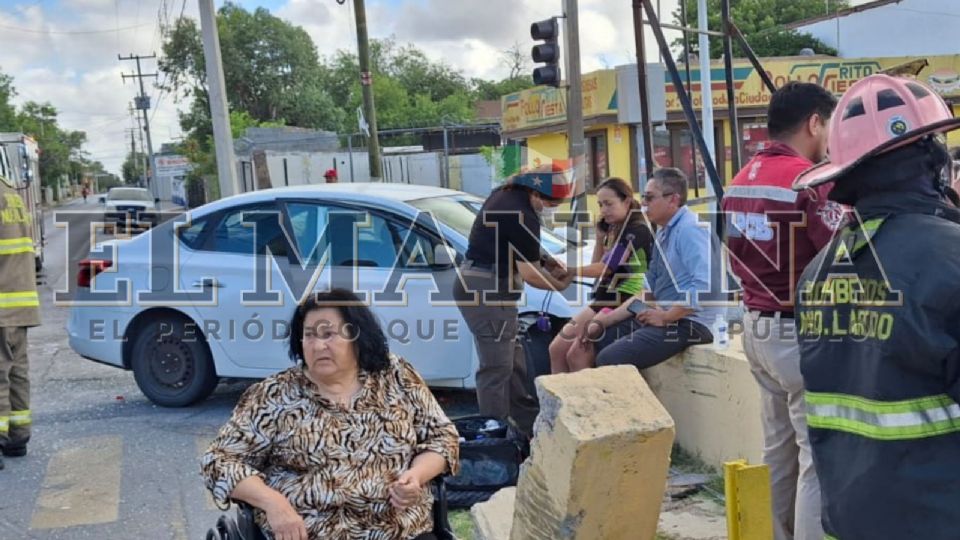 El accidente se registró esta mañana en las calles de Jesús Carranza y Venustiano Carranza.