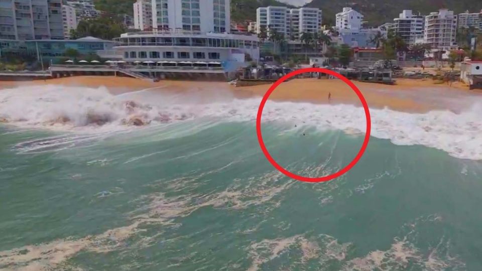 Los bañistas fueron tragados por la corriente