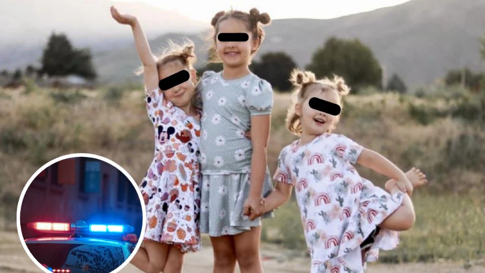 Las tres niñas fueron encontradas en un campamento