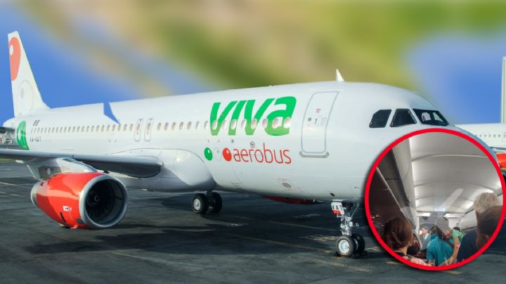 Pasajeros de Viva Aerobus viven momentos de angustia tras falla en Puerto Vallarta; se quedaron dentro