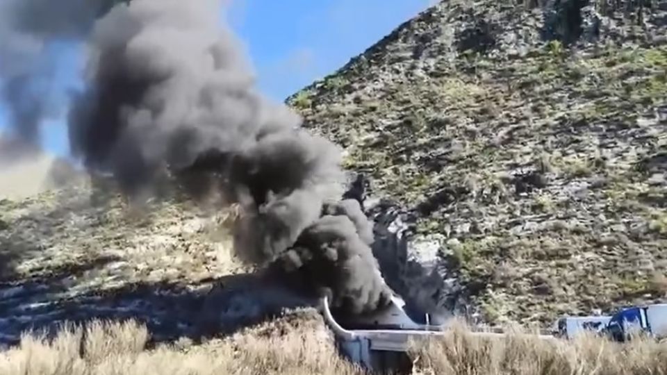 Accidente en la Matehuala-Saltillo.