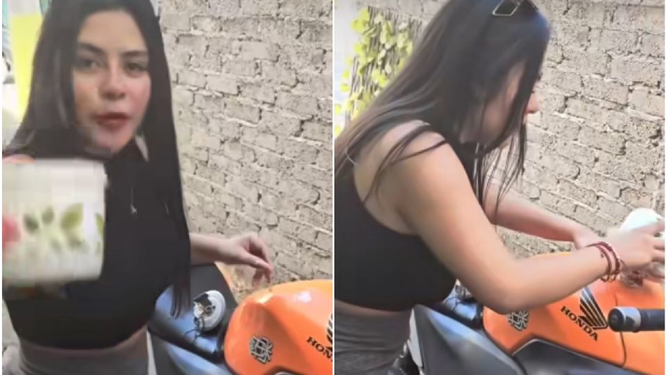 Mujer echa azúcar al motor de la motocicleta de pareja; lo acusa de infiel