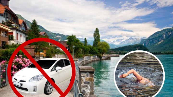 En esta ciudad abandonan los carros; sus habitantes regresan a casa nadando en el río | VIDEO