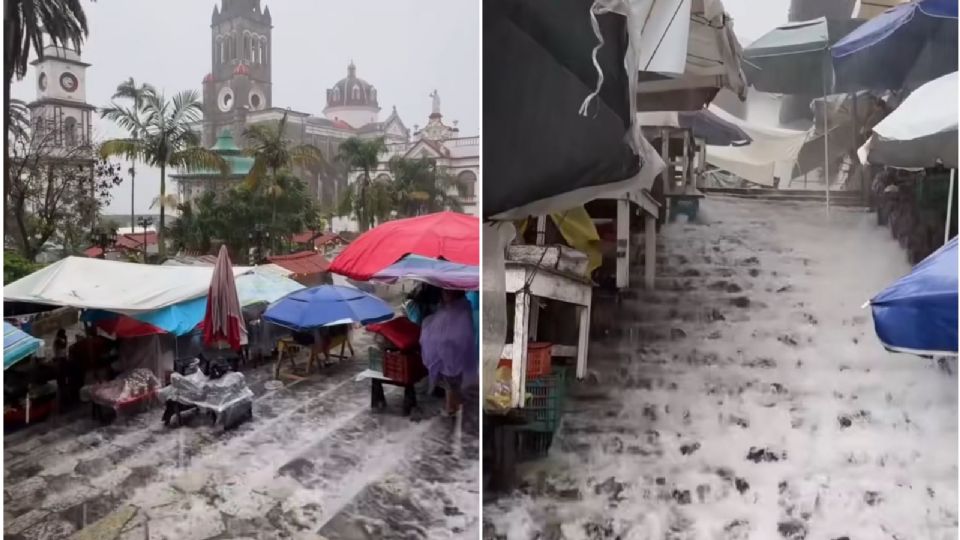 Este Pueblo Mágico tiene 'cascadas urbanas' durante la época de lluvia