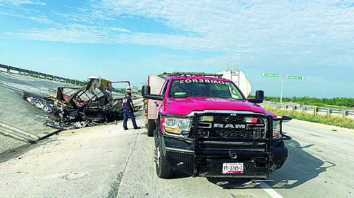 Cansancio, riesgo fatal para traileros en la Carretera Monterrey-Nuevo Laredo