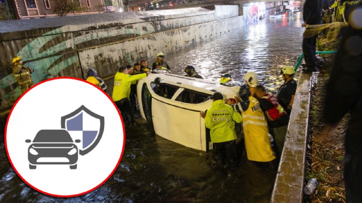 Temporada de lluvias: esto cuesta un seguro de autos que cubre inundaciones