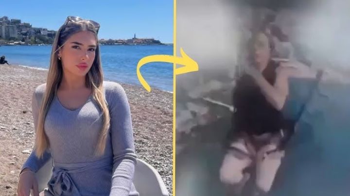 MOMENTO EXACTO en que influencer Tiaja cae desde parapente; murió al instante | VIDEO
