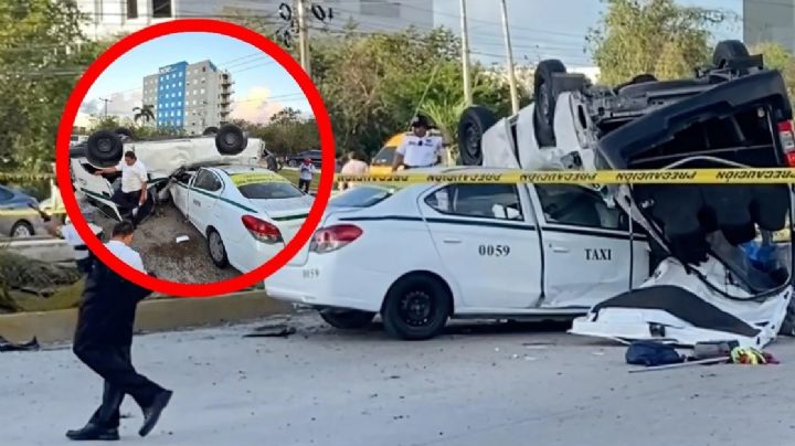 Fatal choque triple y volcadura en el bulevar; hay cuatro muertos y 11 heridos