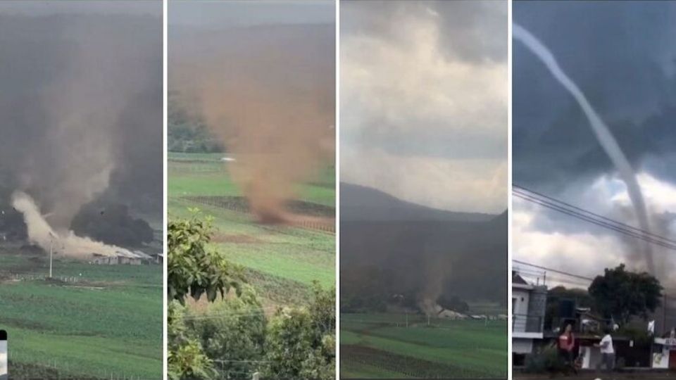 A pesar de su corta duración, el fenómeno meteorológico afectó varias viviendas tras su paso