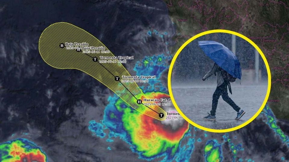 Tormenta tropical Barbara sigue tomando fuerza