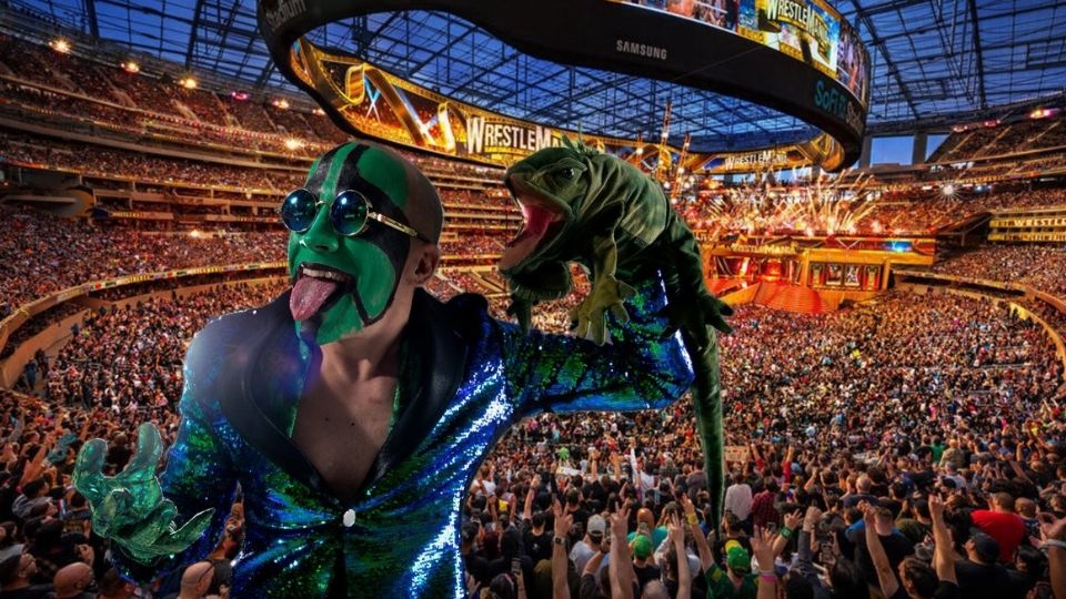 Mr. Iguana causó sensación en la WWE.