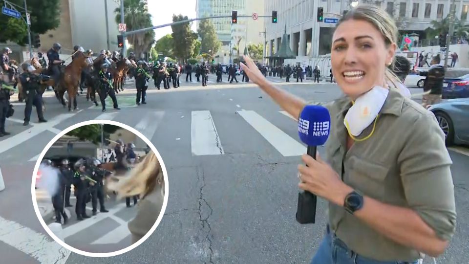 La reportera que fue agredida por agentes de la Guardia Nacional durante protesta