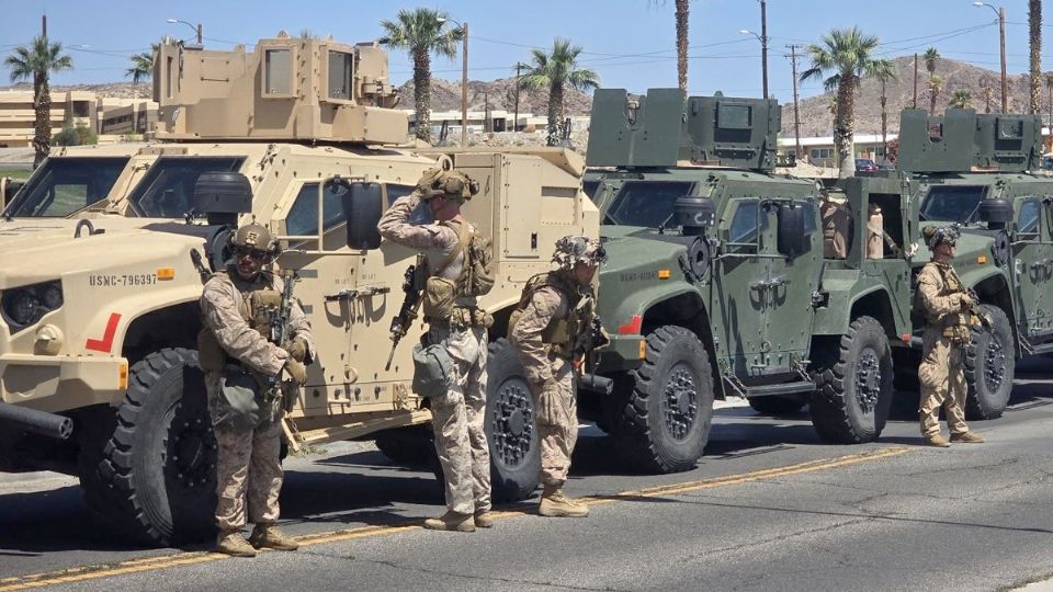 Despliega Trump 700 soldados en Los Ángeles.