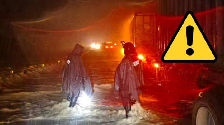 'Barry' inunda Tamaulipas; arroyo se desborda y arrastra vehículos