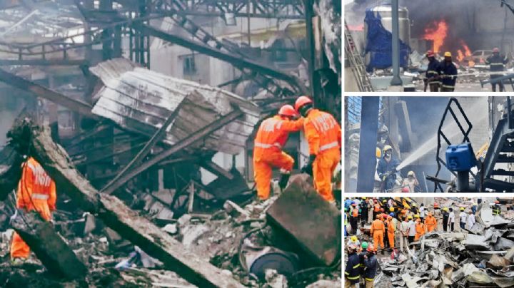 Devastadora explosión en una fábrica deja un saldo de 42 muertos y destroza el complejo por completo