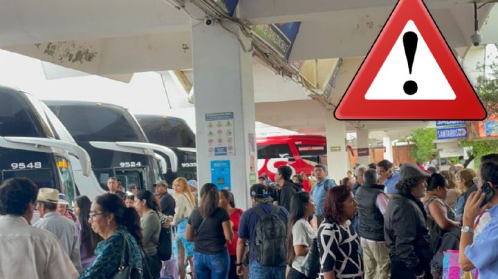 Tamaulipas: lluvias causan cierre de carreteras y deja a pasajeros varados en central de autobuses