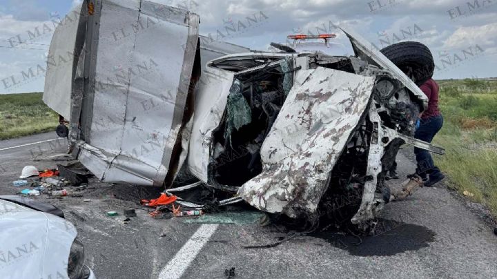 Jovencito no alcanzó a llegar a su destino; muere en terrible accidente en Carretera a Nuevo Laredo