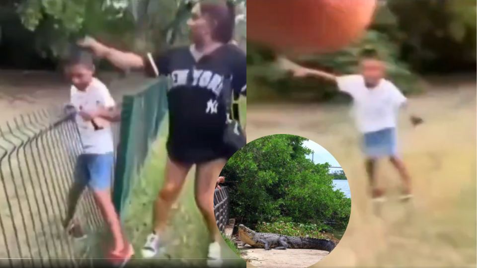 Un menor ingresó imprudentemente al hábitat de cocodrilos en la Laguna del Carpintero, autoridades refuerzan medidas y advierten riesgo mortal