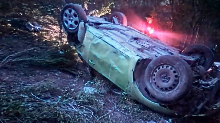 Ida a pescar de tres amigos se convierte en pesadilla: vuelcan y uno de ellos muere en la carretera