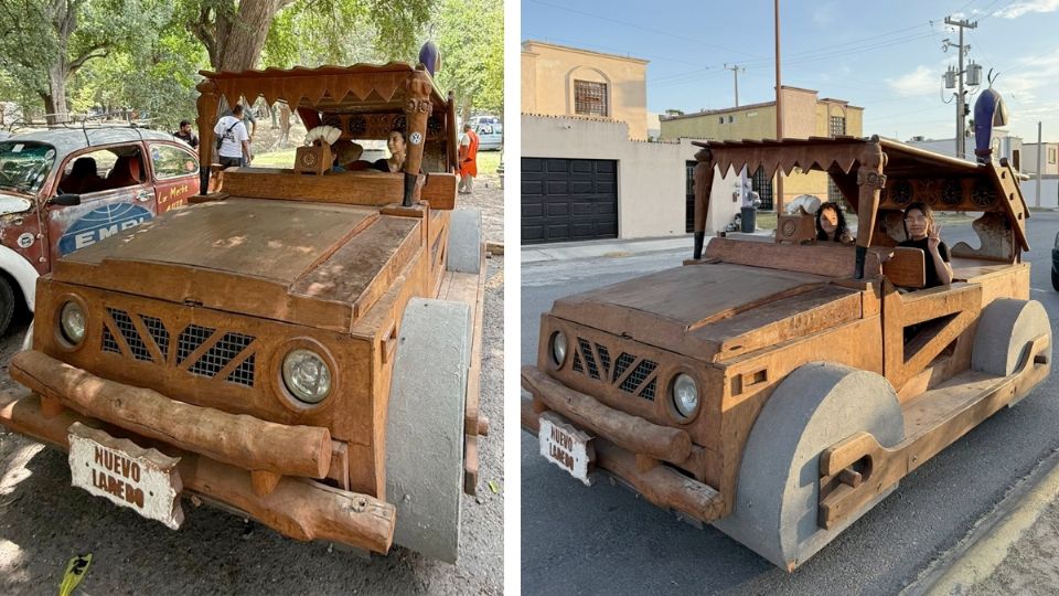 El troncomóvil de Nuevo Laredo