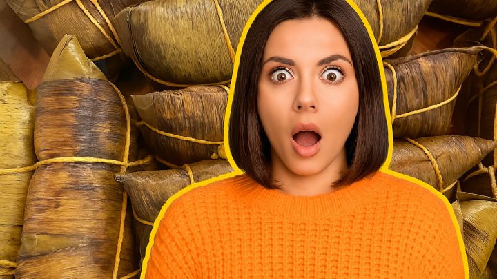 Este tamal parece ‘normal’ por fuera, pero lo que lleva adentro está causando sensación