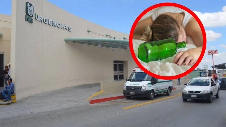 La mujer murió tras consumir alcohol en exceso.