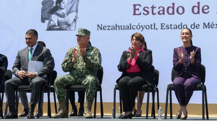 Sheinbaum presenta mando unificado de la zona oriente del Estado de México; homicidios a la baja