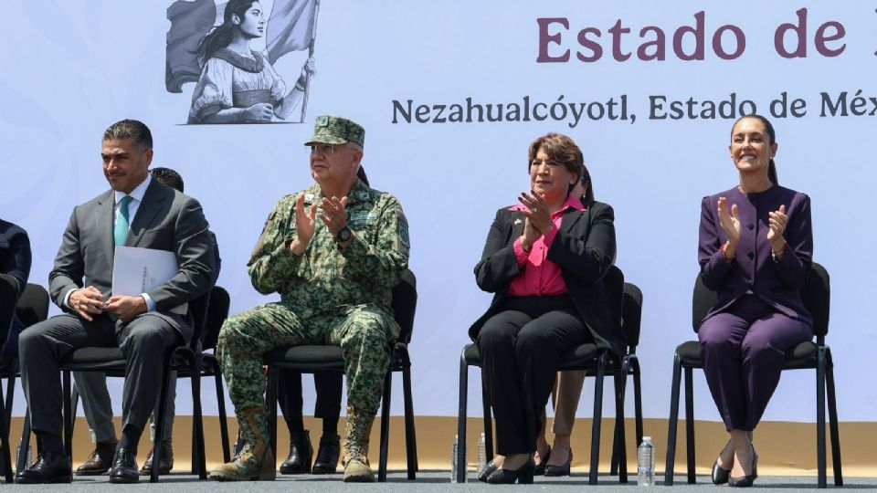 Claudia Sheinbaum, presidenta de México, estuvo en Nezahualcóyotl.