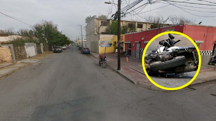 Nuevo Laredo: motociclista que se estrelló brutalmente contra un poste muere en el hospital