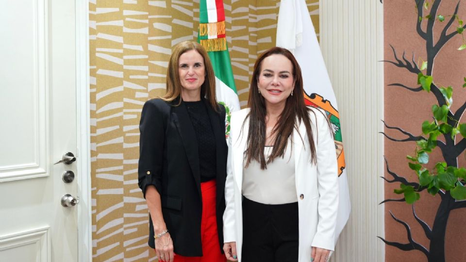 La alcaldesa de Nuevo Laredo se reunió con Anabelle Larouche.