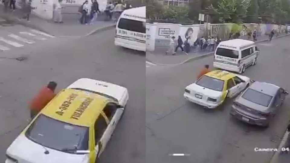 El taxi se dio a la fuga en revisión