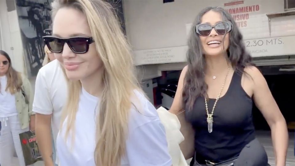 Salma y Angelina en Veracru.