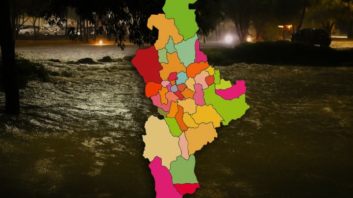 'Barry' revive 'pesadilla' de lluvias en Nuevo León; calles inundadas y tráfico paralizado