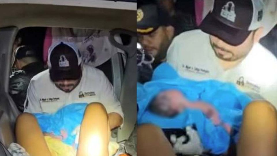 Parto en medio de la tormenta Barry