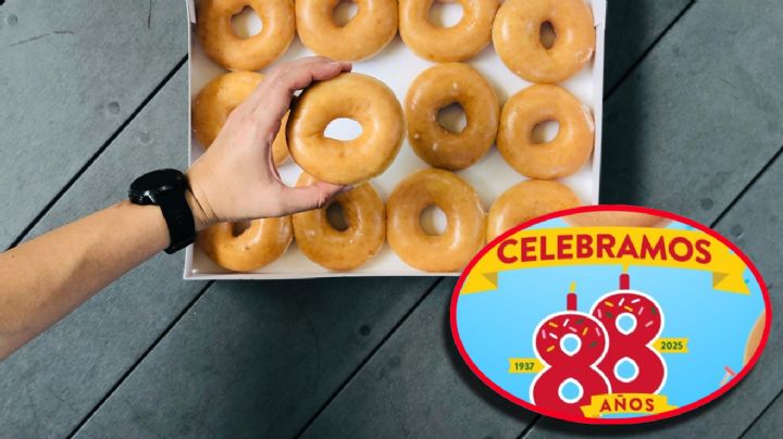 Krispy Kreme celebra 88 años con increíble promoción en sus donas; así puedes aprovecharla