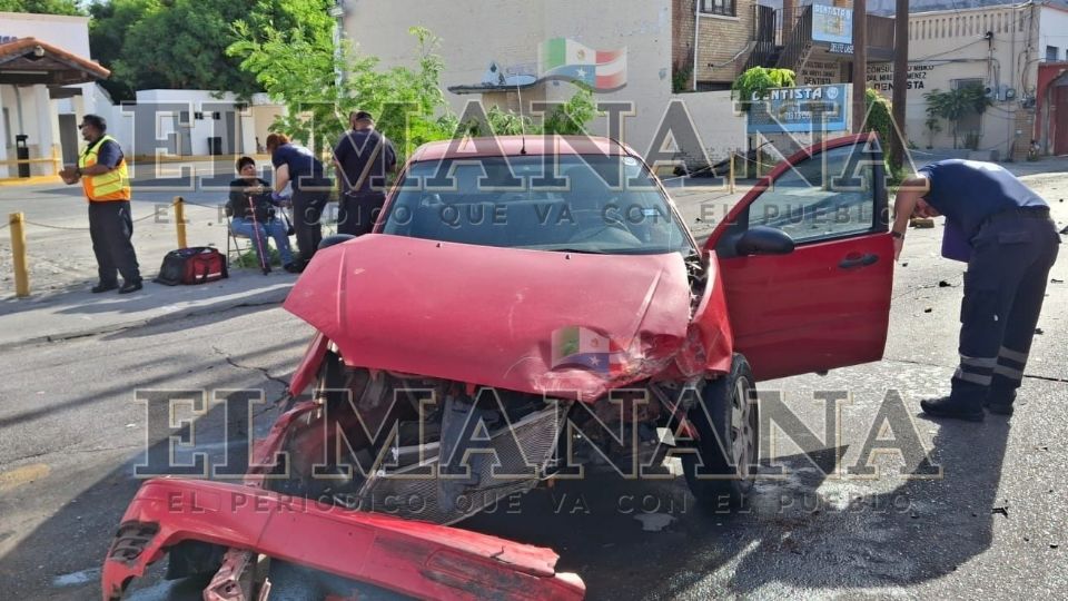 Fuerte accidente en Nuevo Laredo.