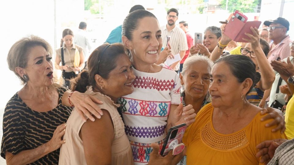 Claudia Sheinbaum en Guerrero.