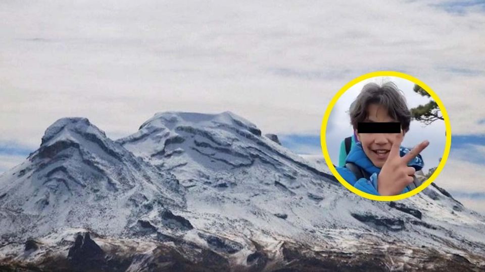 El joven murió congelado en el volcán