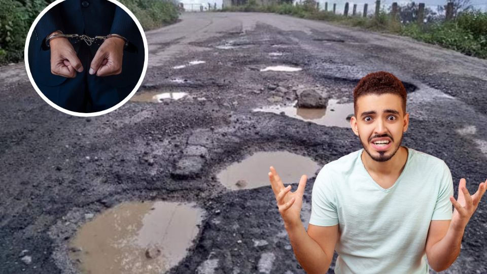 Las autoridades podrían emitir fuertes multas si cachan a una persona tapando los baches