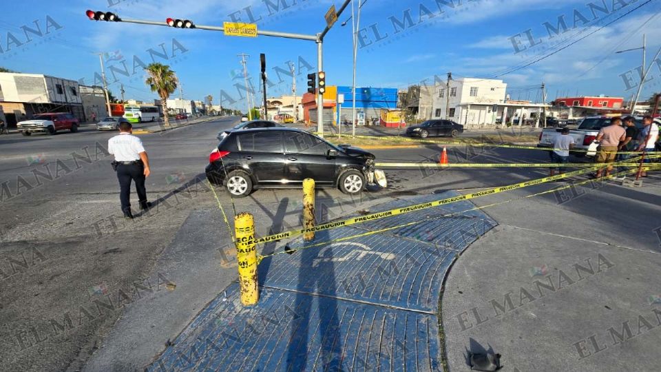 El accidente fue al poniente de Nuevo Laredo