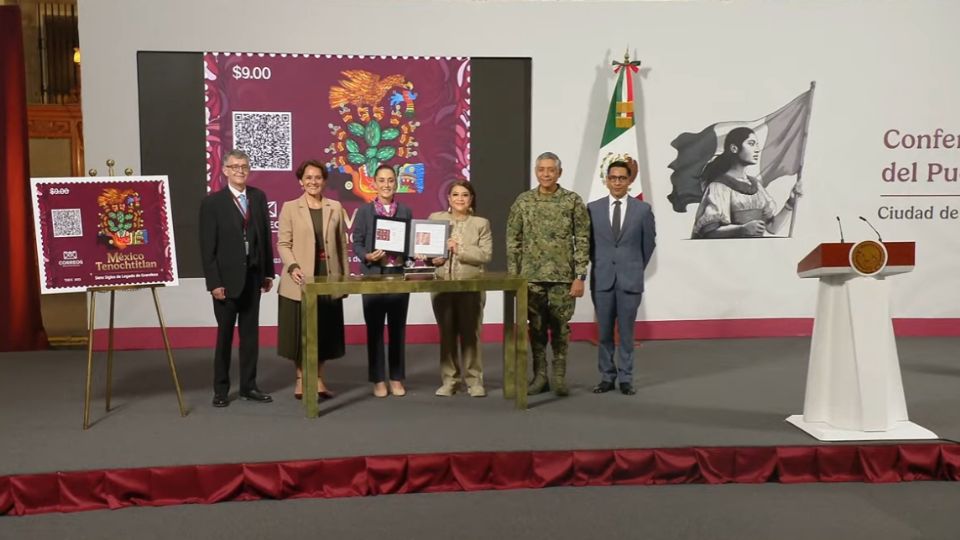 Durante la ceremonia, Violeta Abreu González, titular de Correos de México, resaltó que la estampilla es un testimonio gráfico, cultural e histórico
