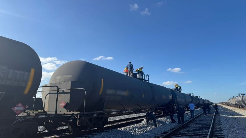 Huachicol asegurado en Tamaulipas.