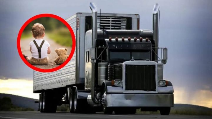Trailero casi se vuelca por evitar atropellar a un niño; logró captar brutal accidente | VIDEO