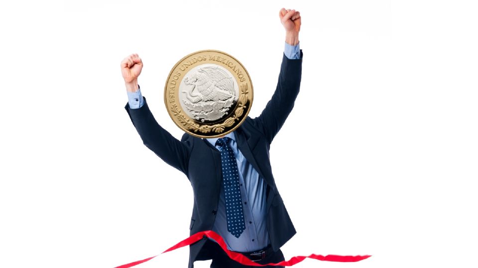 Peso mexicano cierra triunfante la semana ante el dólar