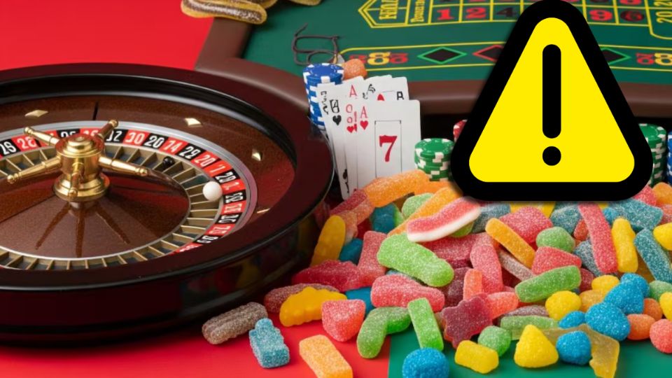 Unos supuestos promotores uniformados se acercan para regalar gomitas y así comenzar con este truco económico