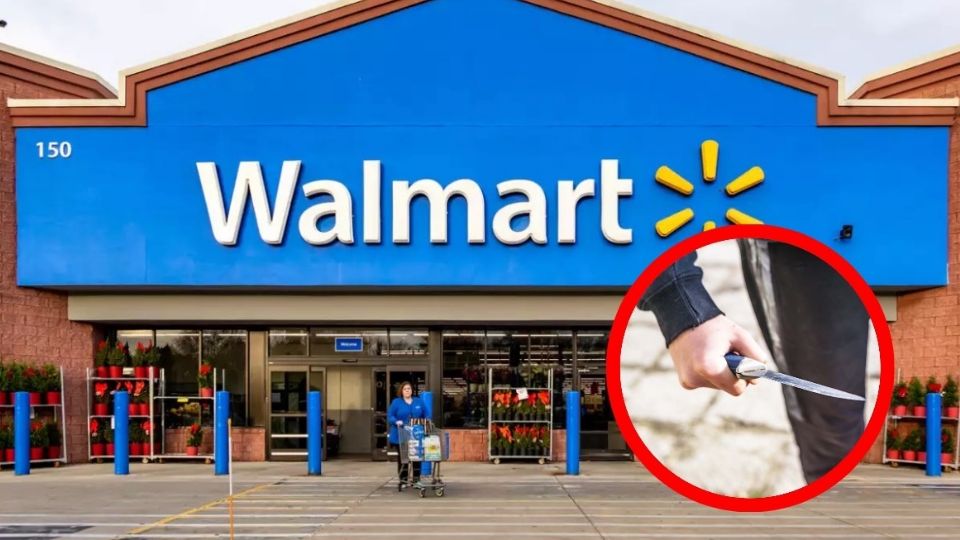 Un hombre comenzó a apuñalar personas en Walmart.