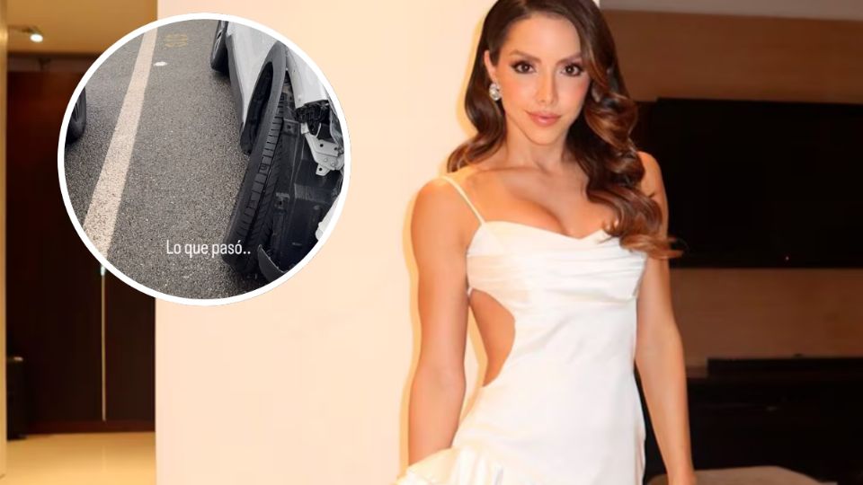 La influencer relató el momento en que sufrió un grave accidente en la carretera