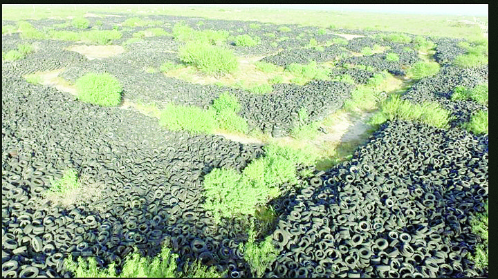 Instalarán en la frontera plantas para reciclar llantas